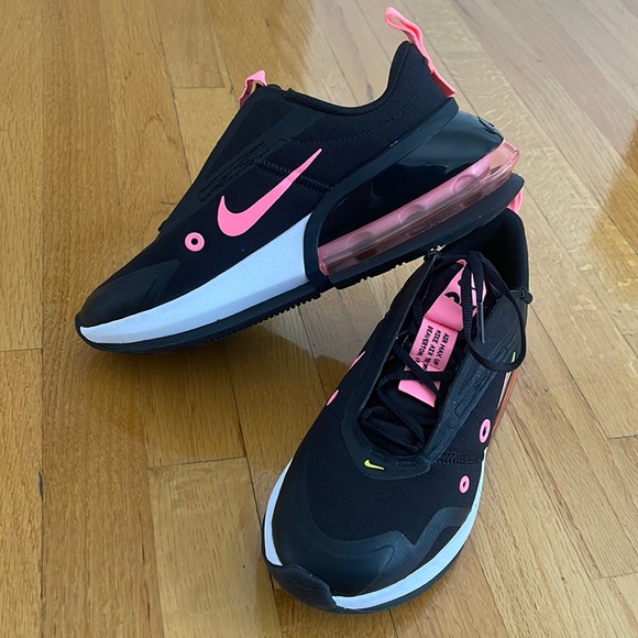 Nike Shoes - Nike Air Max Up - Black Sunset Pulse Pink Neon green size 7 worn once 80’s party